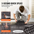 VEVOR Interlocking Deck Tiles 10 Pack 12&quot;x12&quot; Αδιάβροχο για Βεράντα Σκούρο Καφέ