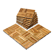 VEVOR Interlocking Deck Tiles Solid Wood 10 Pack 12&quot;x12&quot; Camphor Pine για βεράντα