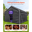 Φουσκωτό νυχτερινό κλαμπ VEVOR 16,4 x 13,1 x 12,5 Ft Blow up Party Ten with Lights
