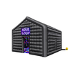 Φουσκωτό νυχτερινό κλαμπ VEVOR 16,4 x 13,1 x 12,5 Ft Blow up Party Ten with Lights