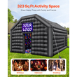 Φουσκωτό νυχτερινό κλαμπ VEVOR 19,7 x 16,4 x 12 Ft Blow up Party Ten with Lights