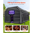 Φουσκωτό Νυχτερινό κλαμπ 26,2 x 19,7 x 13,1 Ft Blow up Party Ten with Lights