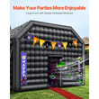 Φουσκωτό Νυχτερινό κλαμπ 26,2 x 19,7 x 13,1 Ft Blow up Party Ten with Lights