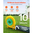 Φουσκωτό νυχτερινό κλαμπ VEVOR 29,5 x 19,7 x 13,1 Ft Blow up Party Ten Black