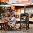 VEVOR 12&quot; Εξωτερικός Φούρνος Πίτσας Φορητός Φορητός Ξύλος Πίτσας Φούρνος Φούρνος Βαφής Κάμπινγκ