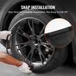 Κάλυμμα στεφάνης τροχού VEVOR 20&quot; για το μοντέλο Y Hubcap με προστατευτική ταινία &amp; οπή ακροφυσίου βαλβίδας