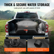 VEVOR Portable Water Storage Bladder 142,7 Gal PVC πτυσσόμενη δεξαμενή νερού μαύρο