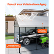 VEVOR 13&#039; x 26&#039; Metal Carport Heavy Duty Υπαίθριο Καταφύγιο Αυτοκινήτων Γκαράζ για Σκάφη