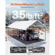 VEVOR 13&#039; x 26&#039; Metal Carport Heavy Duty Υπαίθριο Καταφύγιο Αυτοκινήτων Γκαράζ για Σκάφη