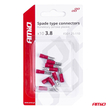 ΦΙΣΑΚΙΑ ΘΗΛΥΚΑ ΚΟΚΚΙΝΑ FDD1 1,25-110 /10A/ 3,8mm ΑΜΟ - 10 ΤΕΜ.