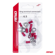ΦΙΣΑΚΙΑ ΔΑΧΤΥΛΙΔΙ ΚΟΚΚΙΝΑ RV1.25-6 / 6.5mm ΑΜΙΟ - 10 ΤΕΜ.