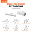 VEVOR Mini Split Line Set Cover 76,2mm W 5400mm L, PVC Διακοσμητικό κάλυμμα γραμμής σωλήνων για κλιματιστικό με 10 ευθείες αγωγούς &amp; πλήρη εξαρτήματα Εύκολη εγκατάσταση, Βάφεται για αντλίες θερμότητας, Λευκό