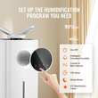 Επαγγελματικός υγραντήρας VEVOR 21L Cool Mist για έως και 1291,7 τετραγωνικά πόδια Ανταλλακτικό κορυφής