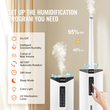 Επαγγελματικός υγραντήρας VEVOR 9L Cool Mist για Έως 430,6 SqFt Ανταλλακτικό Κορυφής