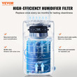 VEVOR 5L(1.32G) Υγραντήρας εξατμιστή για 538,2 sqft Καθαριστής αέρα για υπνοδωμάτιο
