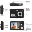 LanteXG Ψηφιακή Κάμερα 18MP 1080HD με Οθόνη 2.7"