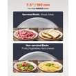 VEVOR Meat Slicer 180W 7,5&quot; Electric Deli Food Slicer for Meat Bread Cheese