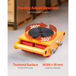 VEVOR Machine Skate 13228 lbs 6T Machinery Skate Dolly με λαβή περιστροφή 360°