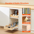 VEVOR Pull Out Organizer ντουλαπιού Soft Close Slideout Ξύλινο συρτάρι 14&quot;Wx21&quot;D