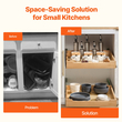 VEVOR Pull Out Organizer ντουλαπιού Soft Close Slideout Ξύλινο συρτάρι 20&quot;Wx21&quot;D