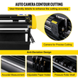 Οθόνη LCD VEVOR 34&quot; Vinyl Cutter/Plotter Software Machine κοπής 3 Blades