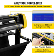 Οθόνη LCD VEVOR 34&quot; Vinyl Cutter/Plotter Software Machine κοπής 3 Blades