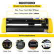 Οθόνη LCD VEVOR 34&quot; Vinyl Cutter/Plotter Software Machine κοπής 3 Blades