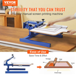 VEVOR 1 χρώμα 1 σταθμός Screenprint Screenprint Τύπος μηχανή εκτύπωσης οθόνης
