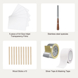 VEVOR Screen Printing Kit Μεταξοτυπία Κουφώματα Μεταξοτυπίας 8x10/10x14in 110 Mesh 2τμχ