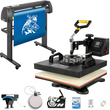 Μηχανή μεταφοράς θερμότητας VEVOR 5 σε 1 38x38cm με Vinyl Cutter Plotter Machine Kit Art Craft Printer Sublimation (34&quot;/870mm)