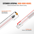 Σωλήνας λέιζερ VEVOR 60W CO2 49,2 ιντσών / 1250 mm Σωλήνας κοπής λέιζερ από βοριοπυριτικό γυαλί