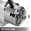 VEVOR CNC Περιστροφικό τσοκ 4 σιαγόνων περιστροφικού άξονα 100 mm 4th Axis Rotary Axis Tailstock CNC Router Engraver