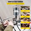 VEVOR Flex S Haft Grinder 380W Rotary Tool 500-23000RPM Rotary Carver with 1/4&quot; 3-Jaw Chuck &amp; Stepless Speed ​​Foot Hanging Grinding Machine 131PCS Αξεσουάρ για λείανση κοσμημάτων DIY