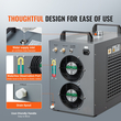 VEVOR Industrial Water Chiller CW-5200 Water Chiller Σύστημα Ψύξης με Ενσωματωμένο Συμπιεστή με Χωρητικότητα Δεξαμενής Νερού 7L, Μέγιστος Ρυθμός ροής 13L/min, για μηχανή ψύξης με λέιζερ CO2
