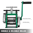 Μηχάνημα έλασης VEVOR Combination Rolling Mill Jewellery 85mm Roller Width Flat Rolling Manual Jewelry Press Εργαλείο ταμπλέτας Jewelry DIY Tools (120x55mm)