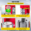 VEVOR 44mm Button Maker 1.73 Button and Badge Maker Machine Button Maker Press Punch Machine Press with 1000 Buttons (1000pcs)