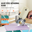 VEVOR Fabric Cutter 250W Electric Rotary Fabric Cutting Machine 1,1&quot; Πάχος