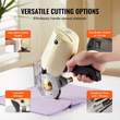 VEVOR Fabric Cutter 250W Electric Rotary Fabric Cutting Machine 1,1&quot; Πάχος