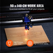 VEVOR 130W CO2 Laser Engraver Engraving Carving Print Machine 900x1400mm