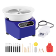 VEVOR Pottery Wheel 10in Ceramic Foot Pedal Pod Screen Touch Screen 350W Blue