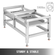 Βάση πλυντηρίου ρούχων VEVOR 300LBS, Βάση ρούχων 25x25 ιντσών, Βάση για βάση πλυντηρίου και στεγνωτηρίου, Βάση πλυντηρίου ρούχων από αλουμίνιο με δίσκο 66 LBS με 4 ρυθμιζόμενα πόδια (Διπλός δίσκος)