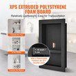 VEVOR ντουζιέρα έτοιμη για πλακάκια 40,64 x 60,96 εκ., Διπλό ράφι οργάνωσης, τετράγωνες γωνίες στον τοίχο εσοχή, σφραγισμένη προστασία μοντέρνα θέση αποθήκευσης σαπουνιού για μπάνιο ντους, μαύρο