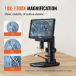 Ψηφιακό μικροσκόπιο VEVOR Coin Microscope 10,1in IPS Screen 10-1300X