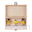 VEVOR Router Bits Σετ 3 τεμαχίων Carbide Router Bit 1/4 inch Shank Carrying case