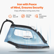 VEVOR Steam Iron 1600W Σίδερο για ρούχα Auto Shut-Off Αυτοκαθαριζόμενο για Σιδέρωμα