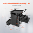 VEVOR Welding Cart 2 Drawers Welder Cart Heavy Duty with Lockable Cabine 350LBS