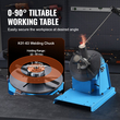 VEVOR 10KG Περιστροφικός Πίνακας Συγκόλλησης 0-90° Positioning Positioning Table 1-12RPM
