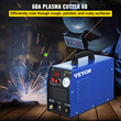 VEVOR 60 Amp Plasma Cutter Arc Dual Voltage 220V Plasma Cutting Machine 12mm (0,4 Inch) Cutting Portable Plasma Welder IGBT Inverter Digital Plasma Welding Machine