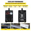 VEVOR 60 Amp Plasma Cutter Arc Dual Voltage 220V Plasma Cutting Machine 12mm (0,4 Inch) Cutting Portable Plasma Welder IGBT Inverter Digital Plasma Welding Machine
