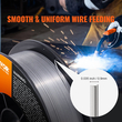 Σύρμα συγκόλλησης VEVOR Flux Core, E71T-GS 0,035 ιντσών 10LBS, Σύρμα συγκόλλησης MIG από ήπιο χάλυβα χωρίς αέριο με χαμηλό πιτσίλισμα για συγκόλληση τόξου σε όλες τις θέσεις και χρήση σε εξωτερικούς χώρους